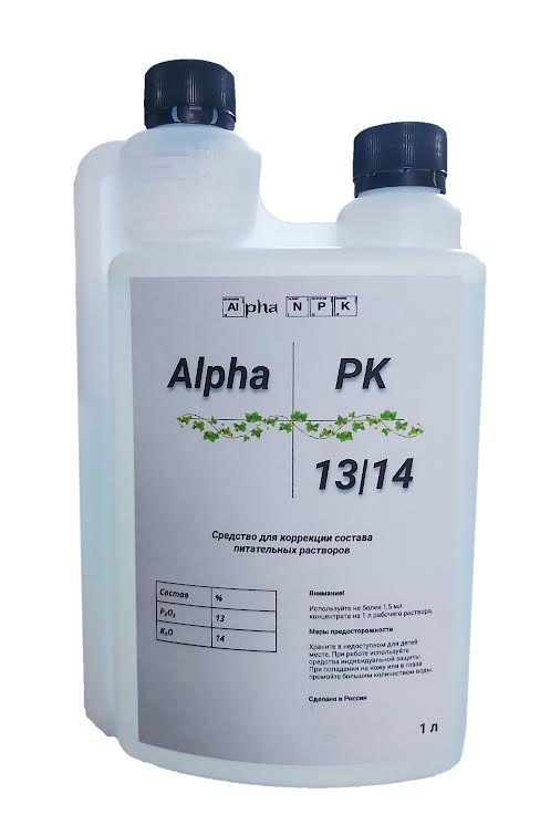 Alpha NPK PK 13/14 1 л Alpha NPK PK 13/14 1 л фосфорно-калийная добавка 1 л