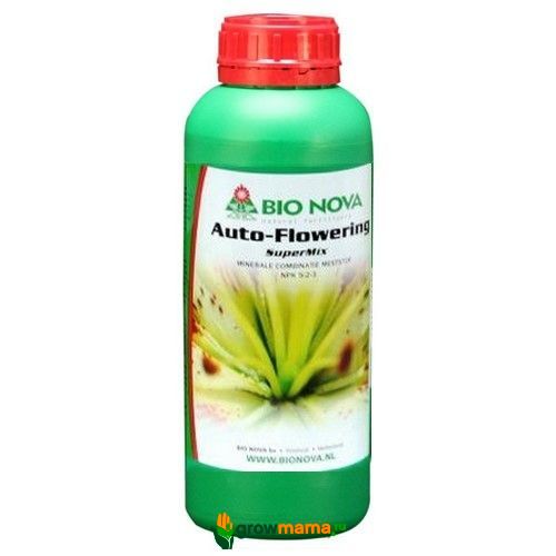 BioNova AutoFlowering Supermix 1 л BioNova AutoFlowering Supermix 1 л удобрение для быстрорастущих растений 1 л