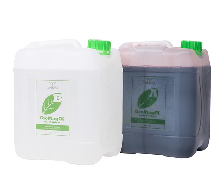 GroBro GroMagiX A&B 4 л базовое питание для всех систем выращивания 5 л