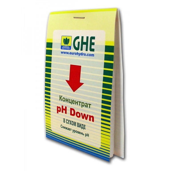 GHE ph down dry 100 гр сухой понизитель РН 100 гр