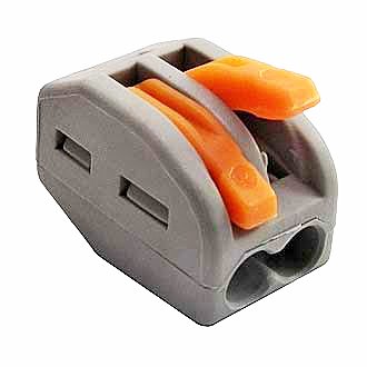 Клеммник WAGO рычажный на 2 жилы клемма рычажная на 2 жилы