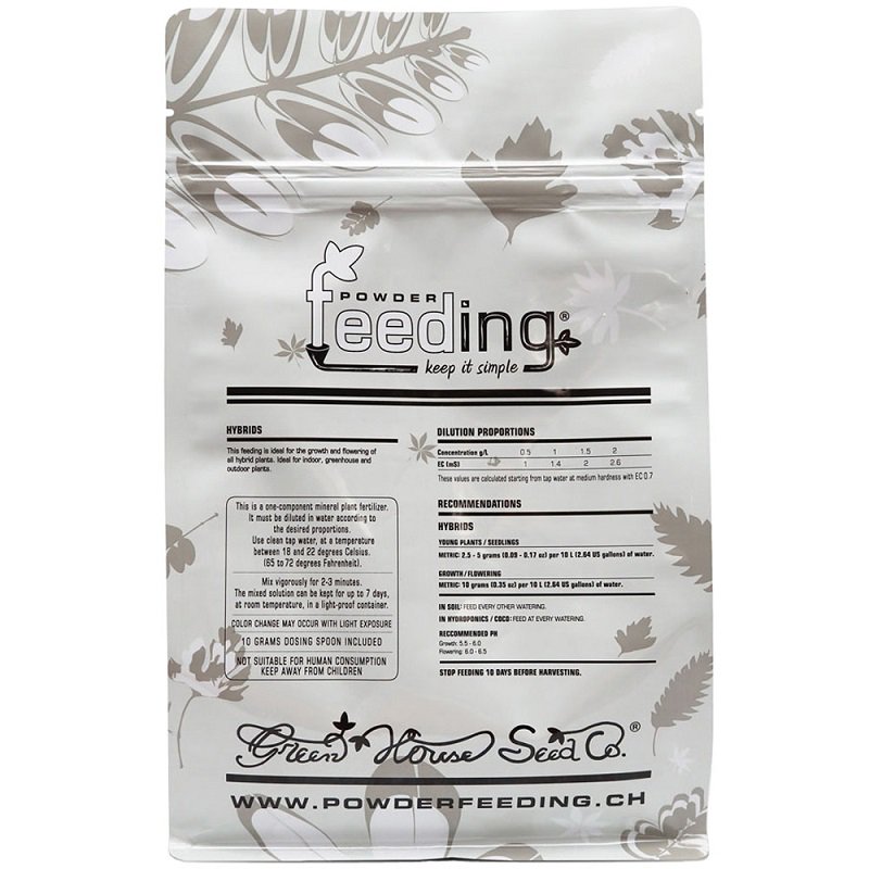 Powder Feeding Hybrids 1 кг удобрение для селекционных сортов растений 1 кг