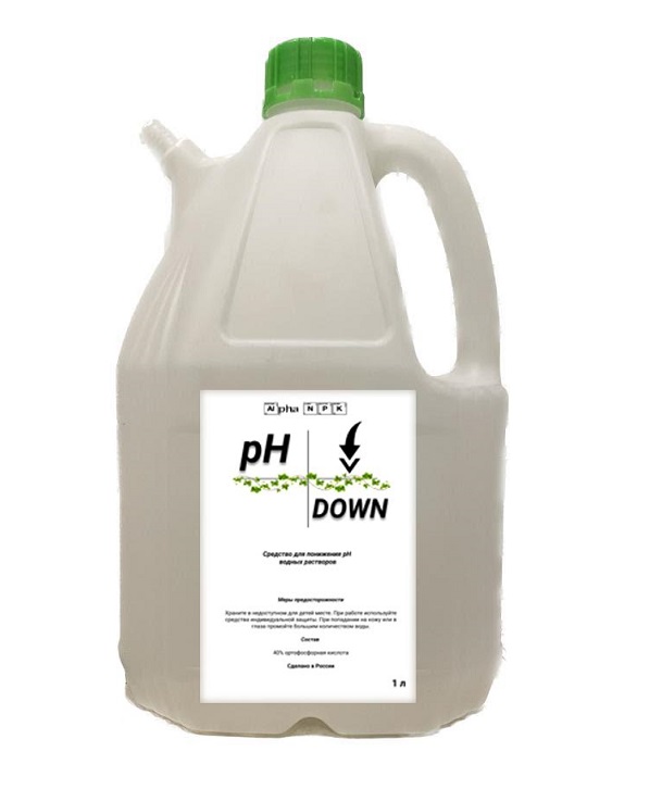 Alpha NPK PH Down 4 л концентрированный РН-даун 4 л
