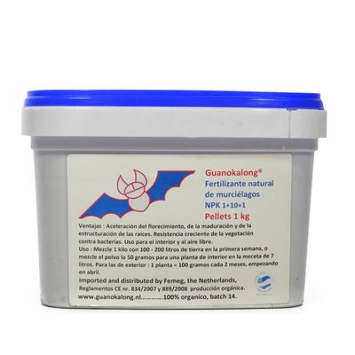 Guanokalong Pellets 1 кг экстракт гуано летучей мыши в гранулах 1 кг