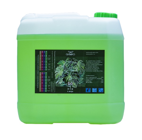 GroBro SeriouS Go 5 л GroBro SeriouS Go 5 л удобрение трехкомпонентной серии 5 л