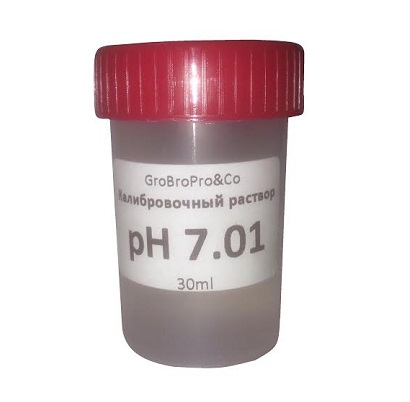 Калибровка GroBroPro&Co 7,01 калибровочный раствор для PH-метров