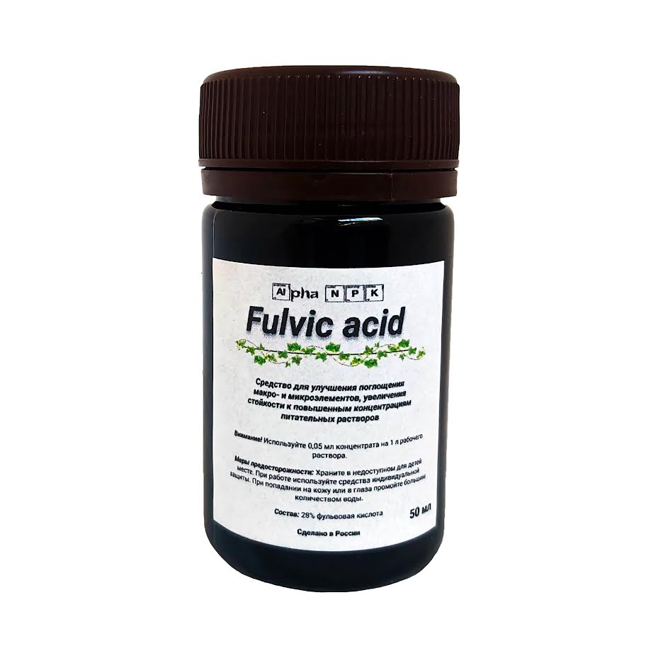 Alpha NPK Fulvic Acid 50 мл Alpha NPK Fulvic Acid 50 мл комплекс фульвовых кислот 50 мл