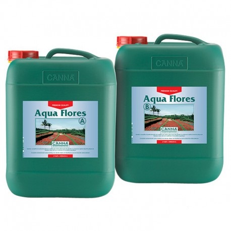Canna Aqua Flores A+B 10 л двухкомпонентное удобрение на стадию цветения 10 л