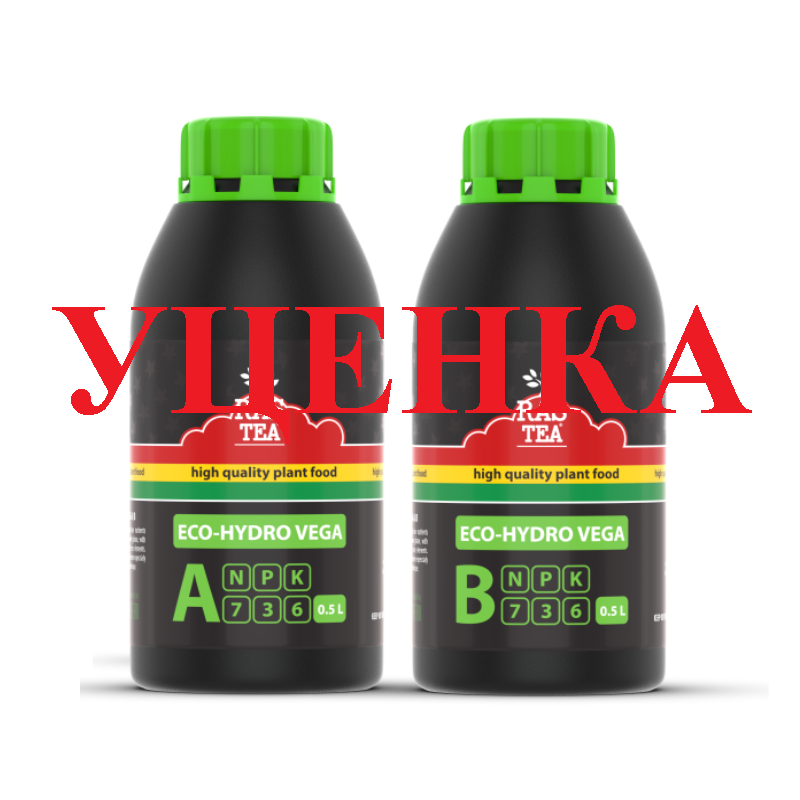 RasTea Eco-Hydro Vega A+B 500 мл (уценка) удобрение для гидропоники на стадию вегетации 500 мл