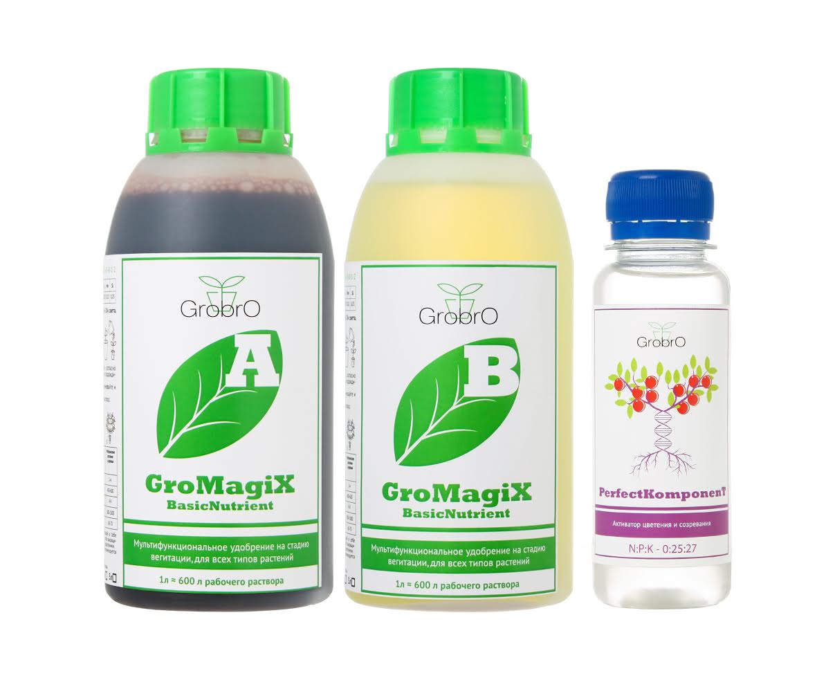 GroBro Pack 0,5м2 GroBro Pack 0,5м2 набор удобрений для вырацивания на 0,5 м2