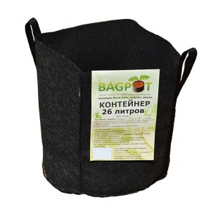 BagPot c ручками 26 л мешок с воздушной подрезкой корней 26 л