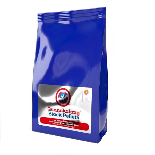 Guanokalong Black Pellets 500 г гуано летучих мышей и гуминовые кислоты в гранулах 500 гр