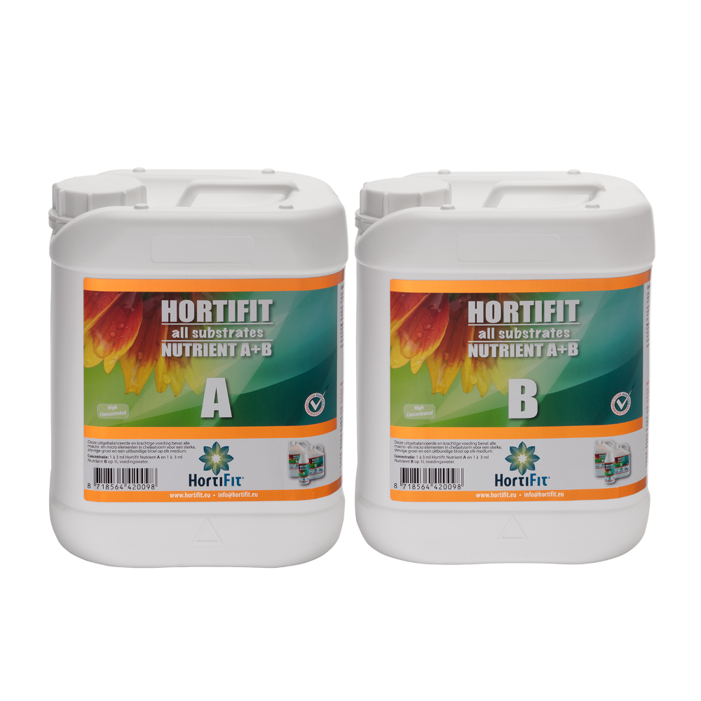 Hortifit All Substrates A&B 5 л двухкомпонентное удобрение 5 л