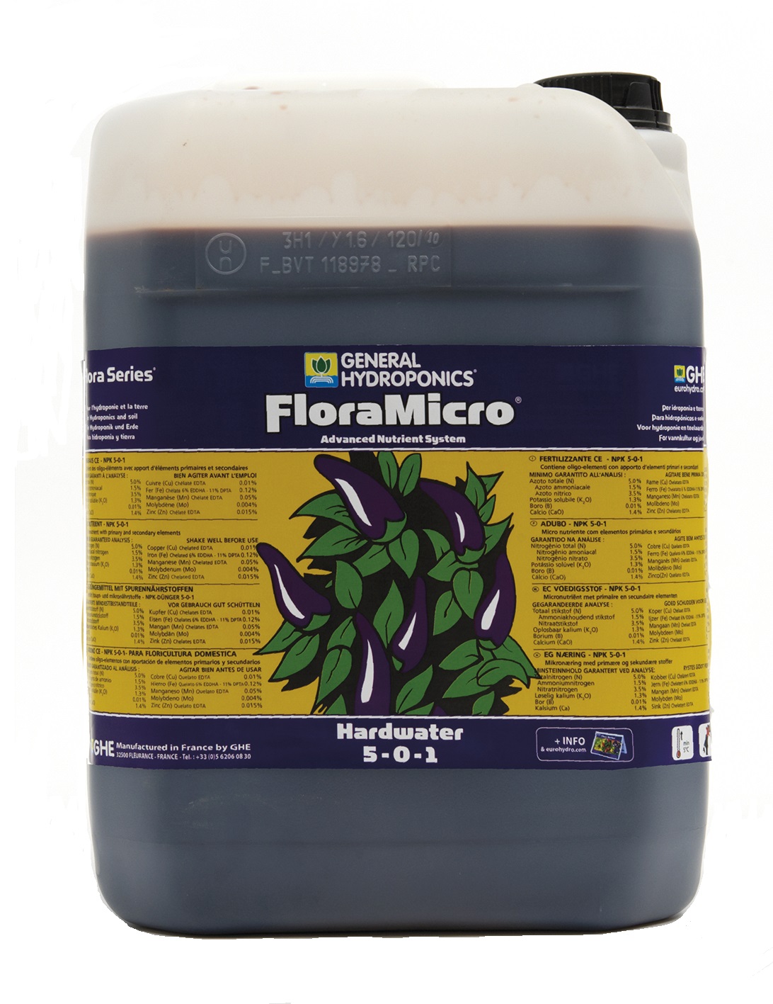 T.A. TriPart Micro HW (Flora Micro) 10 л удобрение серии для жесткой воды 10 л