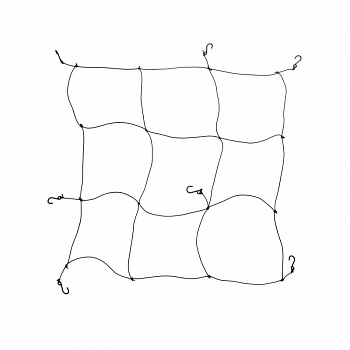 Сетка 120/120 сетка для скрога с крючками-держателями 120х120